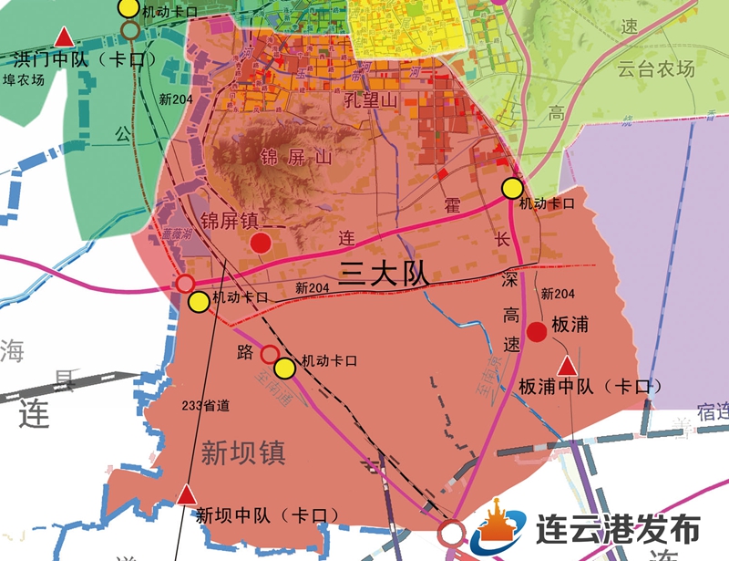 【重要通知】市区交警大队辖区重新划分 连云港发布