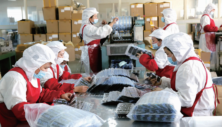 连云区板桥2000农村妇女实现家门口就业创业