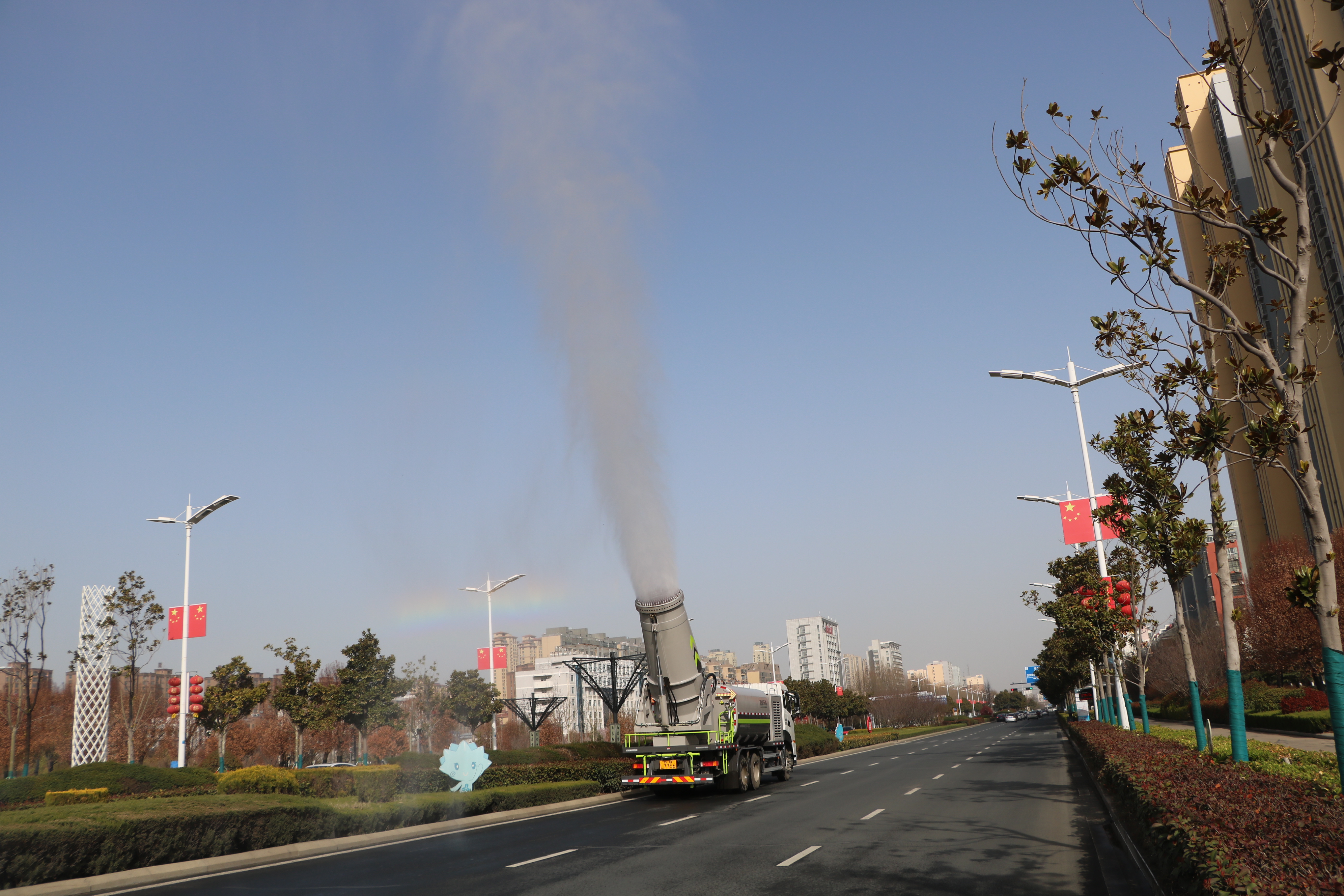 东海县城管局： 组合拳管控城区大气污染见成效