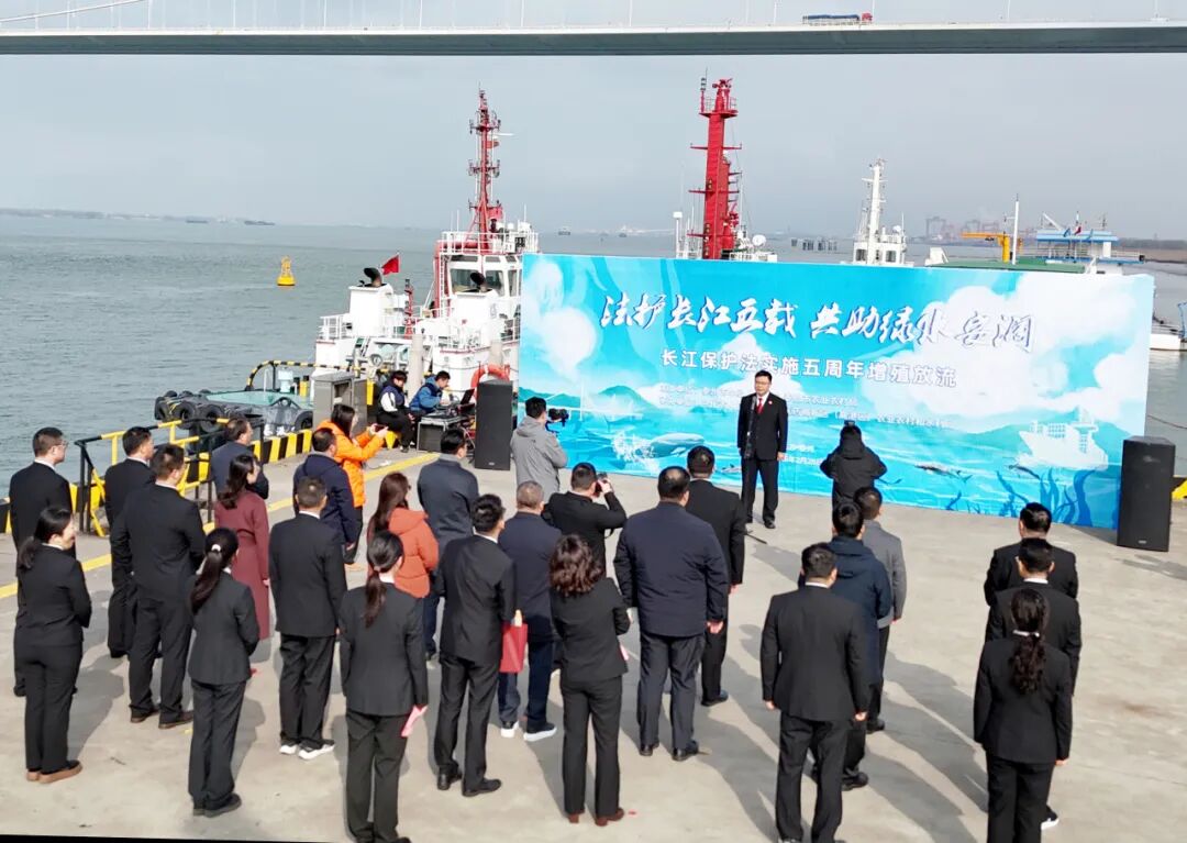 4000余尾珍稀名贵鱼苗 放流长江

