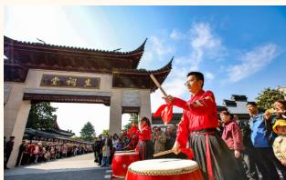 宋风雅集，忠义庙会！八方游客齐聚靖江