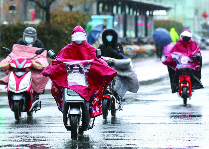 连云港出现大幅降温天气