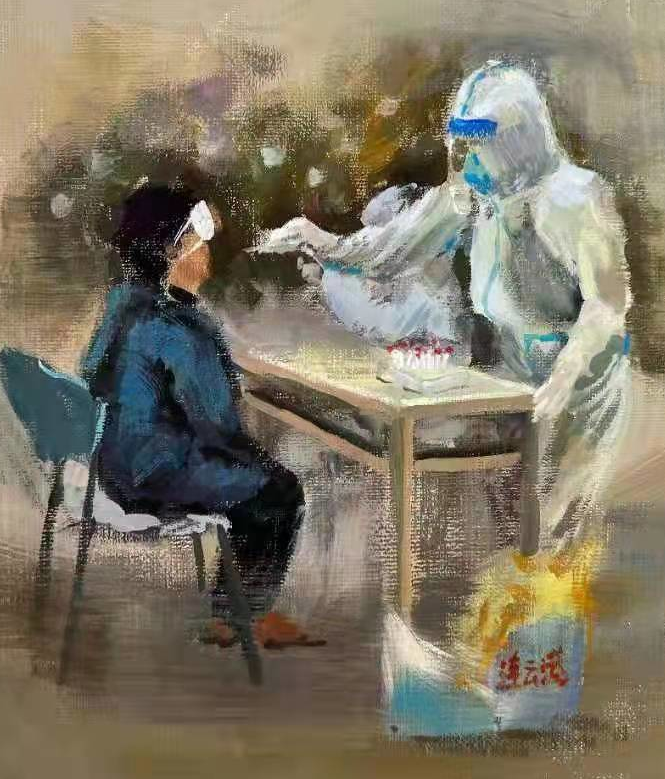 以艺战“疫”，看我书画——师专一附小举办抗疫主题云书画展 