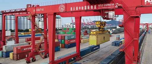 连云港中欧班列半年开行近400列 稳居全省第一