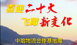 喜迎二十大 飞瞰新变化——中哈物流合作基地篇