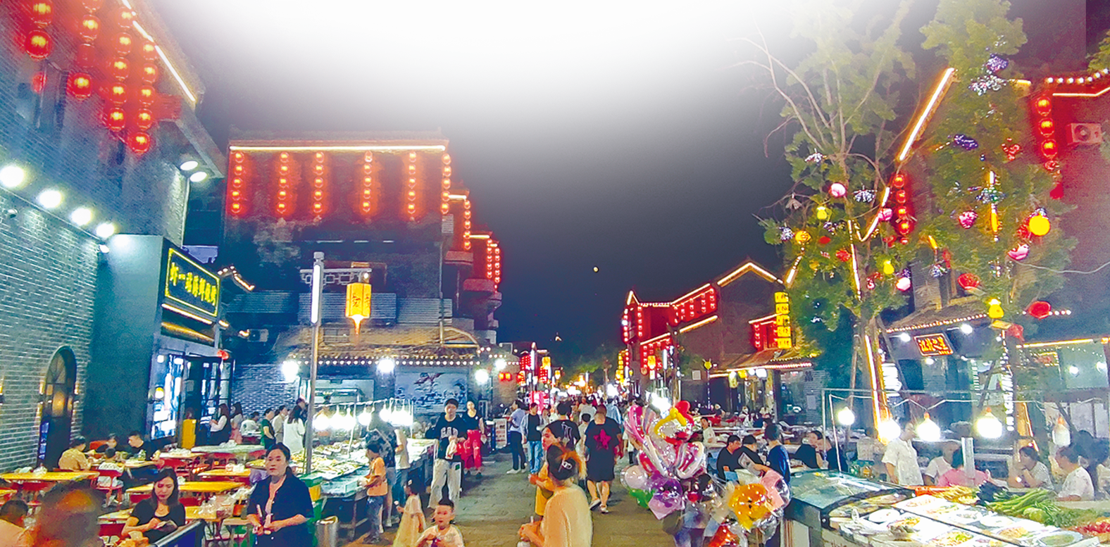 “多彩夜色 苏新消费”系列报道① 外摆经营 拓宽新场景  烟火气加速聚拢