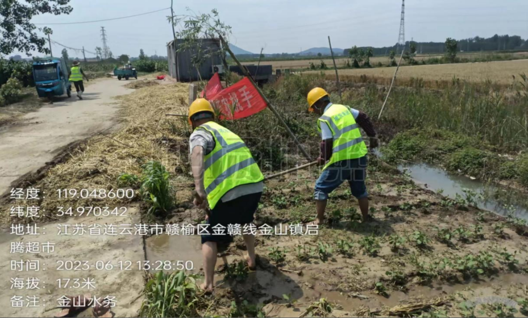 顶烈日 战酷暑! 赣榆水务人“用汗水保供水” 汩汩清泉润民心