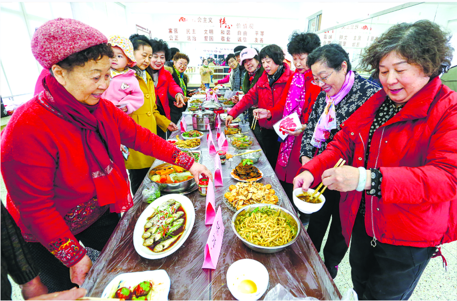 海州湾社区厨艺大比拼 以食会友