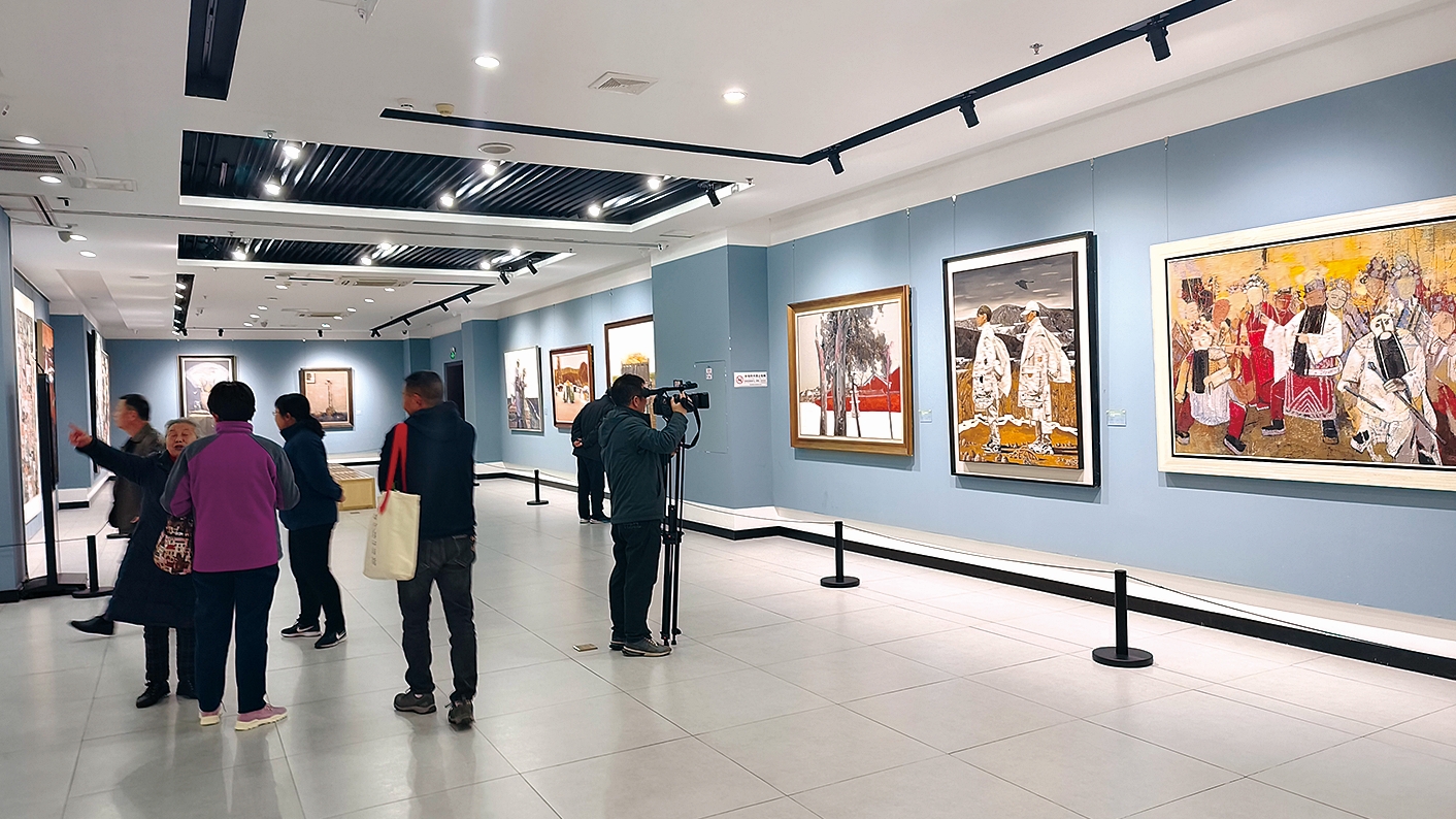 “倪云林”全国美术作品展收藏作品巡展在连开幕