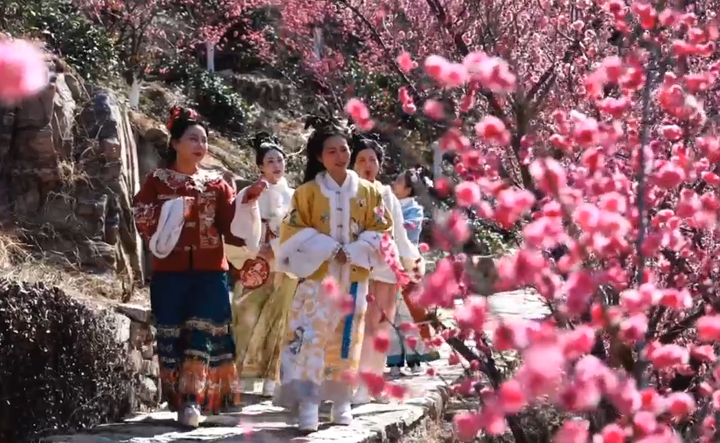 花果山梅園春意濃