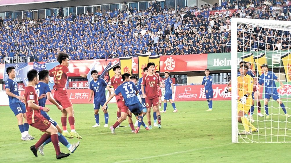 连云港队客场2:2战平宿迁队