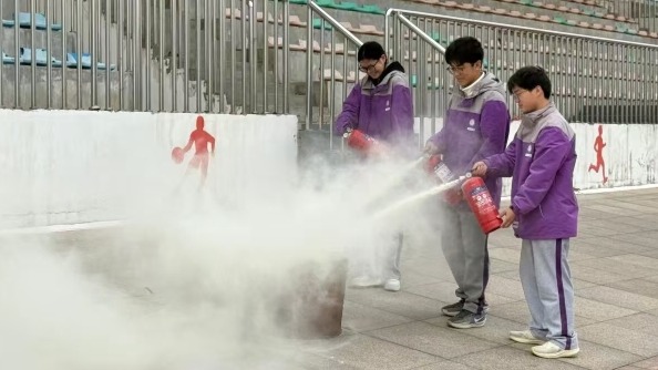海濱中學開展消防安全教育活動