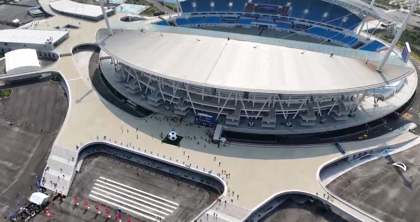 江苏省第二十一届运动会比赛场馆航拍