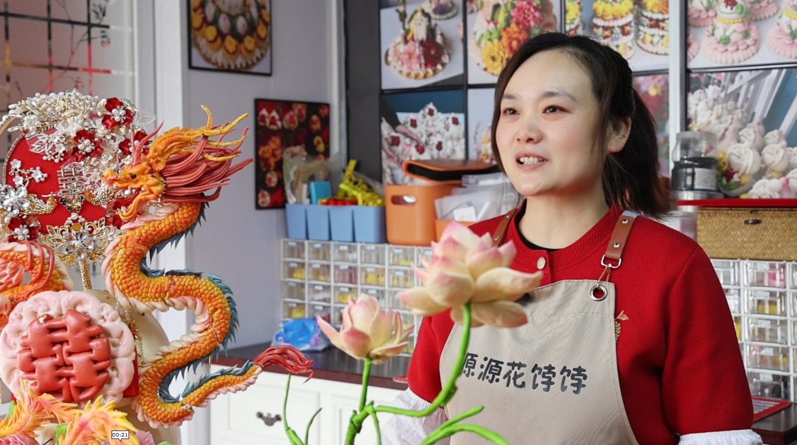 把家常面点雕琢成艺术品