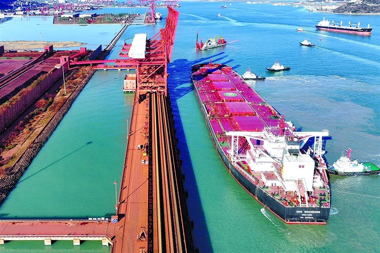 连云港港同比增长34.6%