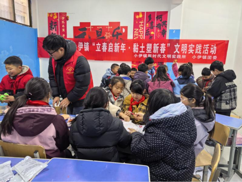 “茉莉花开”立春启新年・黏土塑新春|灌云县小伊镇举办“我们的节日·春节”文明实践活动