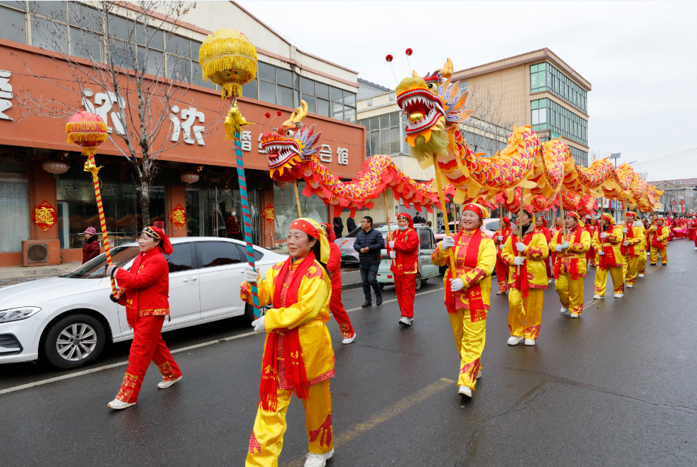 赣榆区金山镇——锣鼓喧天踩街去文明新风唱进村