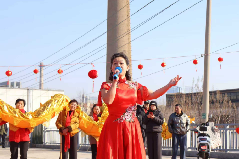 市开发区中云街道：新春盛景绽华彩，村社同欢庆福年